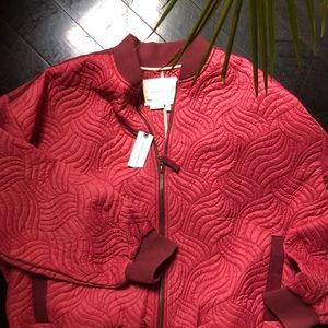 Anthropologie quilted blazer